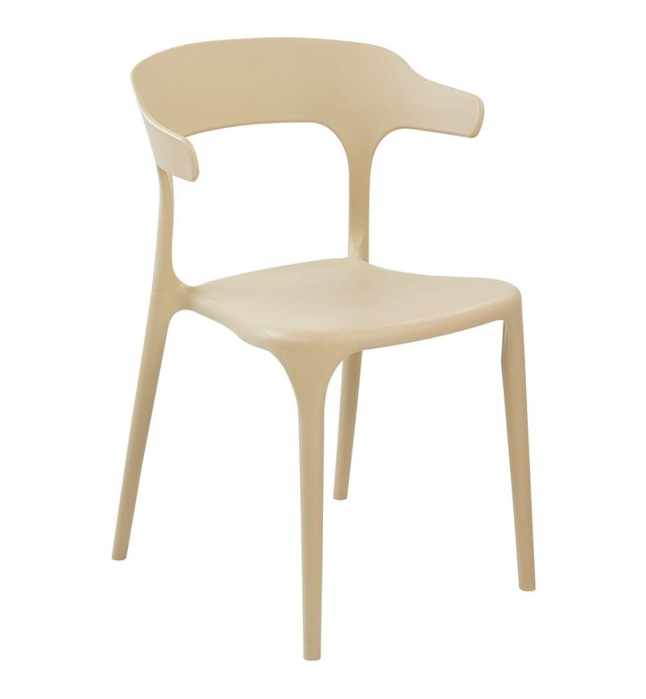 Lot de 4 chaises de jardin GUBBIO Beige sable