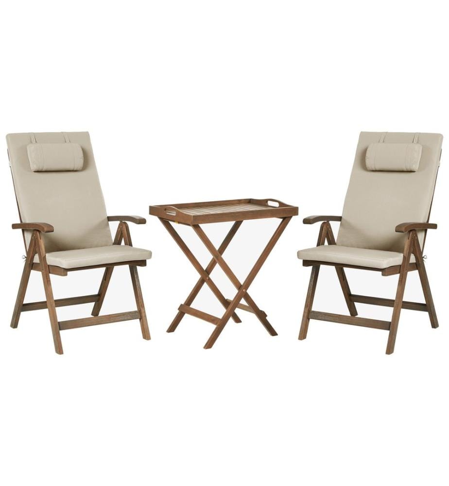 Ensemble bistrot AMANTEA PREMIUM Acacia Taupe