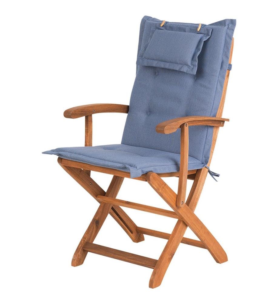 Chaise de jardin MAUI Acacia Bleu