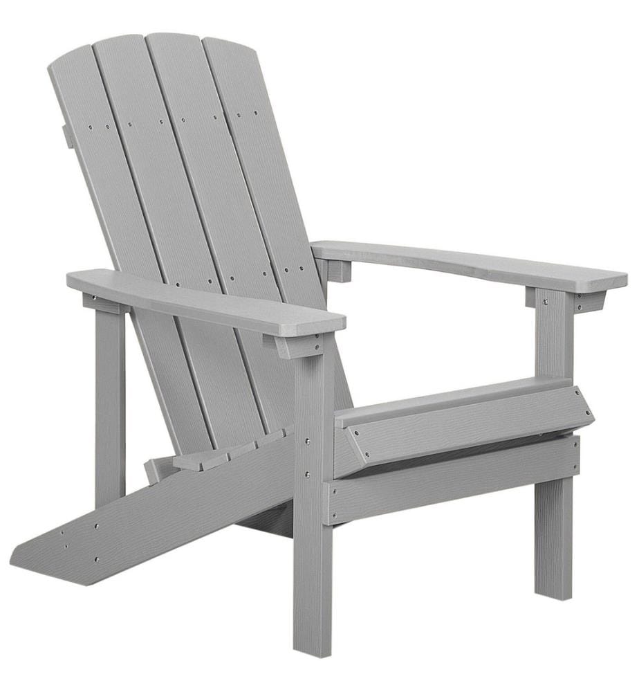 Chaise de jardin ADIRONDACK Gris clair