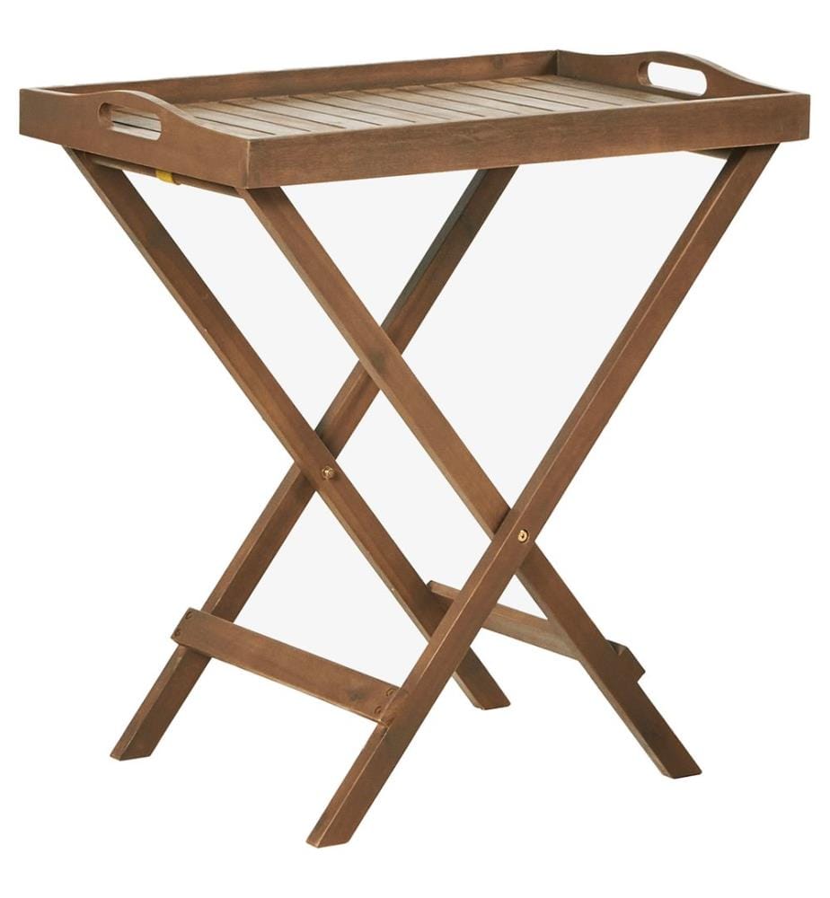 Ensemble bistrot AMANTEA PREMIUM Acacia Gris clair