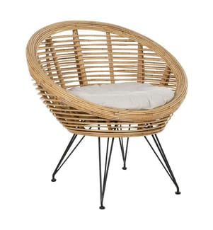 Chaise de jardin MARATEA Rotin Naturel