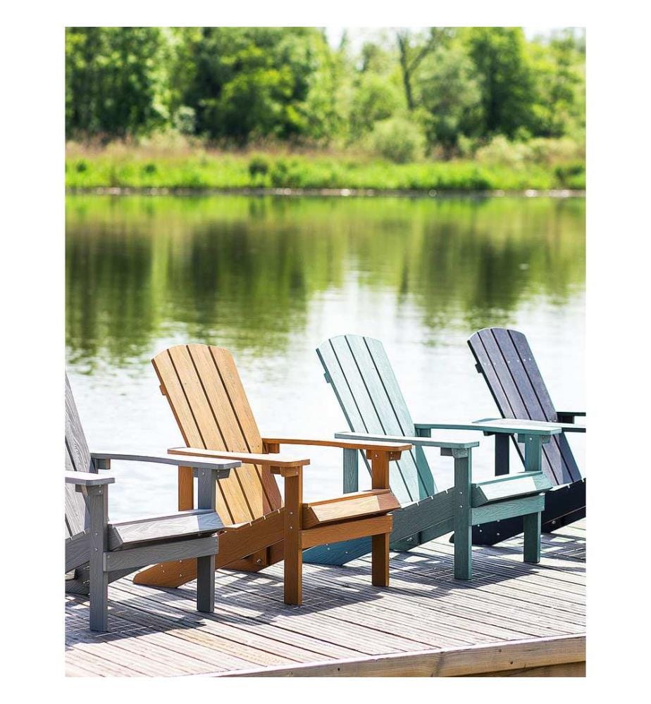 Chaise de jardin ADIRONDACK Turquoise