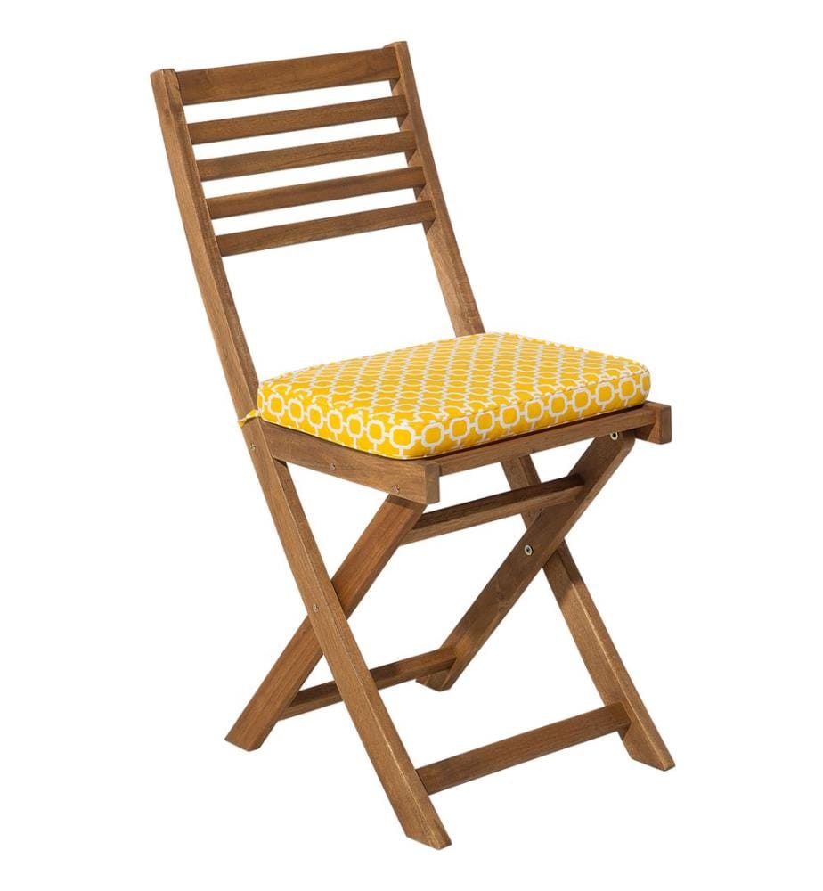 Ensemble bistrot avec coussins FIJI Acacia Jaune