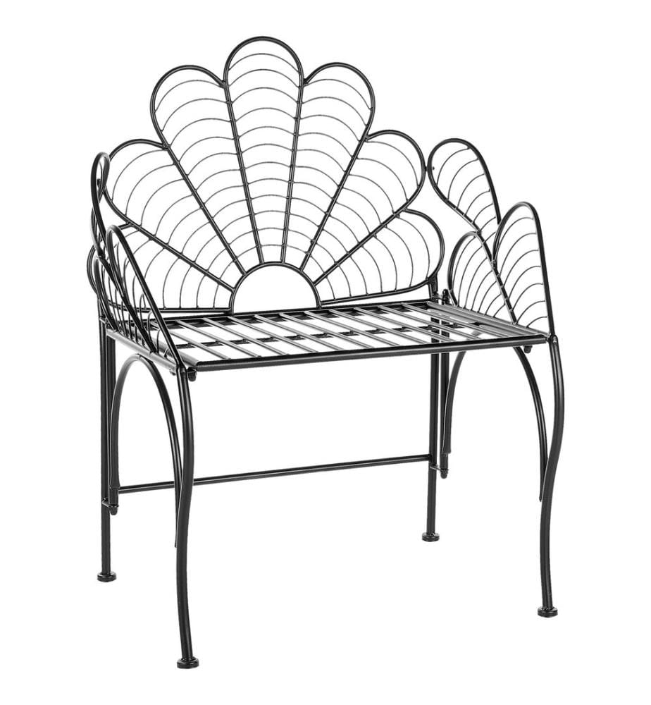 Chaise de jardin LIGURIA Métal Noir