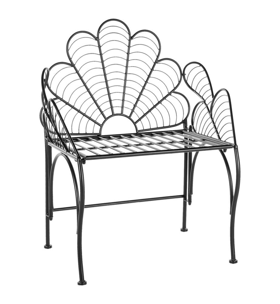Chaise de jardin LIGURIA Métal Noir