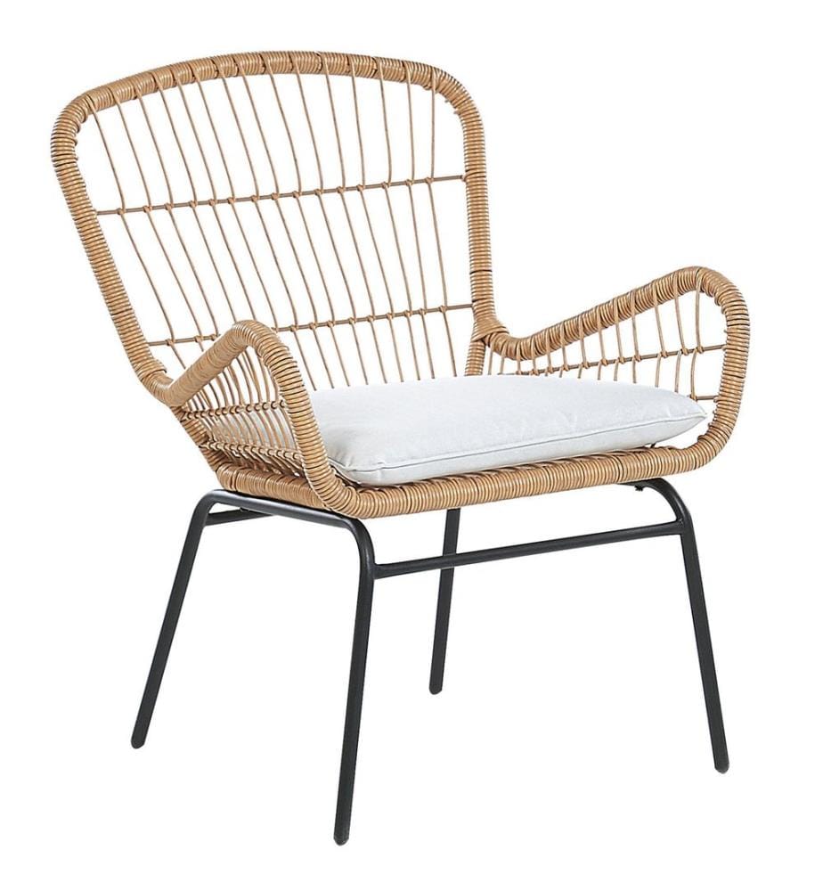 Ensemble bistrot avec coussins LABICO Marron clair