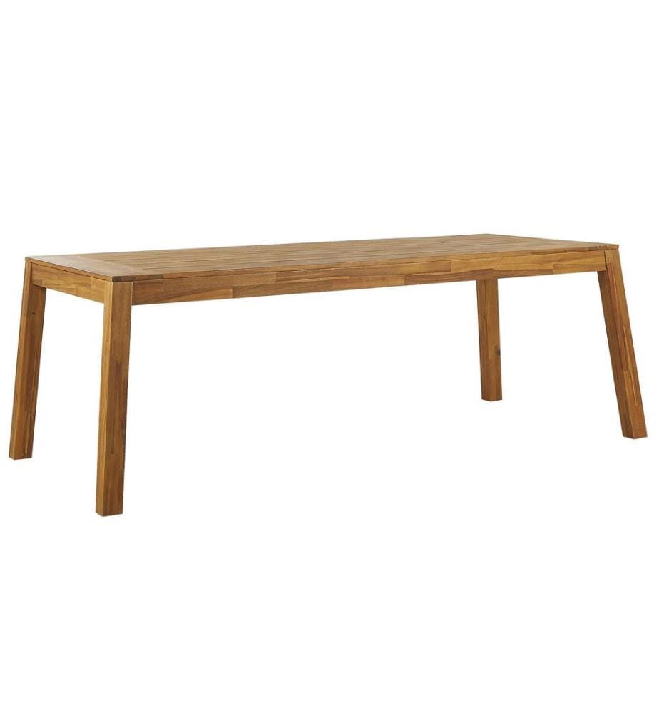 Table de salle à manger de jardin LIVORNO 210 cm 90 cm Acacia Marron