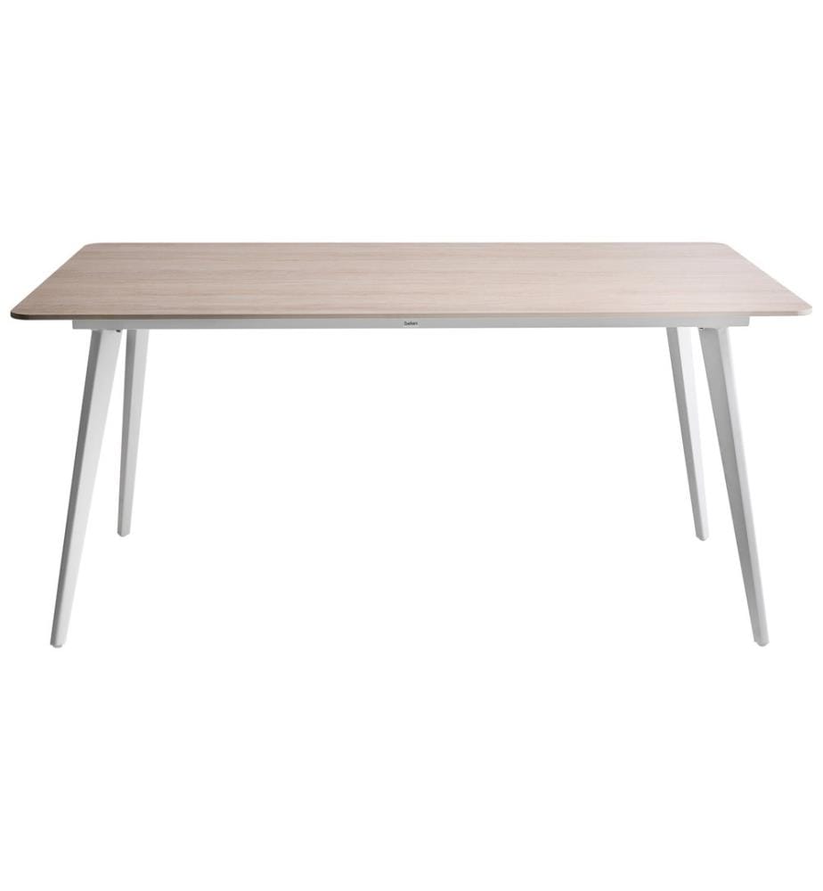 Table de salle à manger de jardin RODALLO 160 cm 90 cm Pierre Effet travertin
