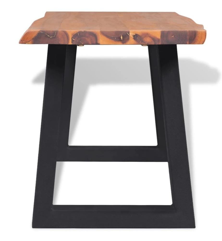 Sitzbank Akazienholz Massiv 160 cm
