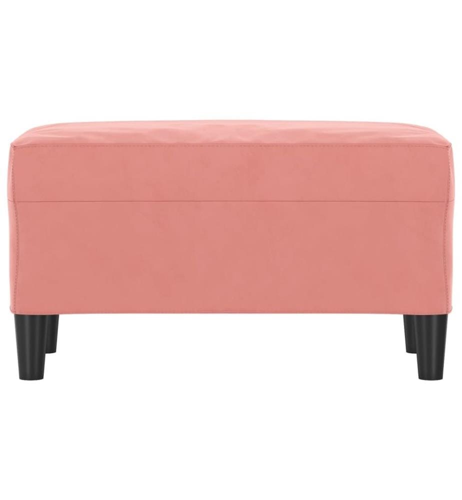 Sitzbank Rosa 70x35x41 cm Samt