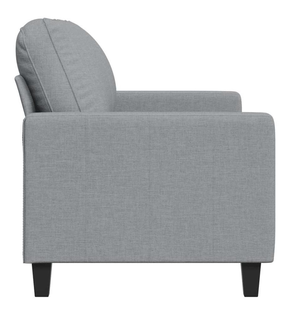 2-Sitzer-Sofa Hellgrau 120 cm Stoff