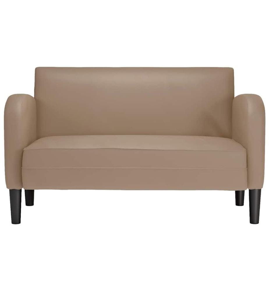 Zweisitzer-Sofa Cappuccino-Braun 110 cm Kunstleder