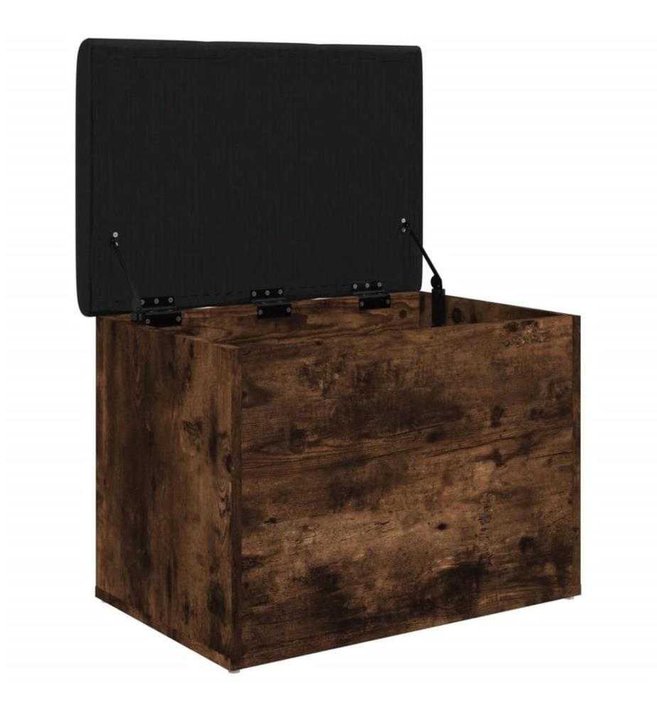 Sitzbank mit Stauraum Räuchereiche 62x42x45 cm Holzwerkstoff