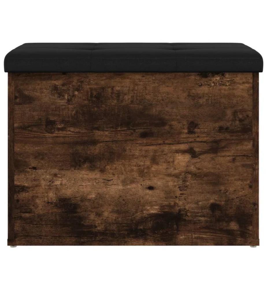 Sitzbank mit Stauraum Räuchereiche 62x42x45 cm Holzwerkstoff
