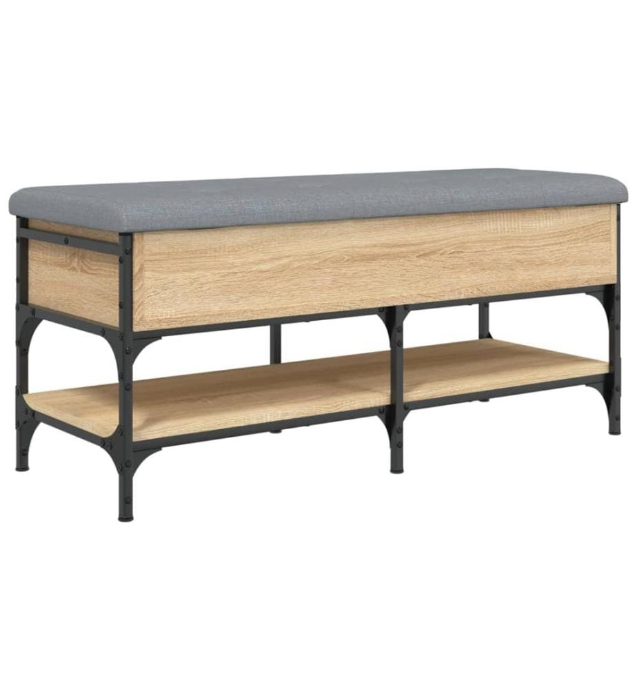 Schuhbank Sonoma-Eiche 102x42x45 cm Holzwerkstoff