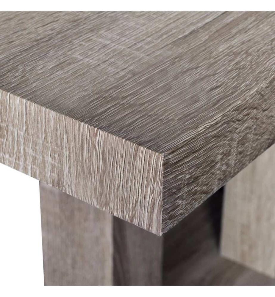 Table de salle à manger MDF Aspect de chêne