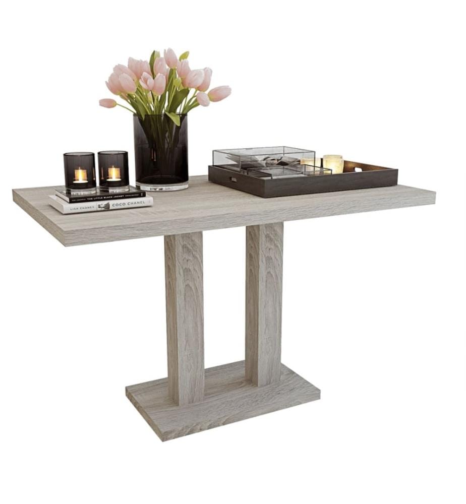 Table de salle à manger MDF Aspect de chêne