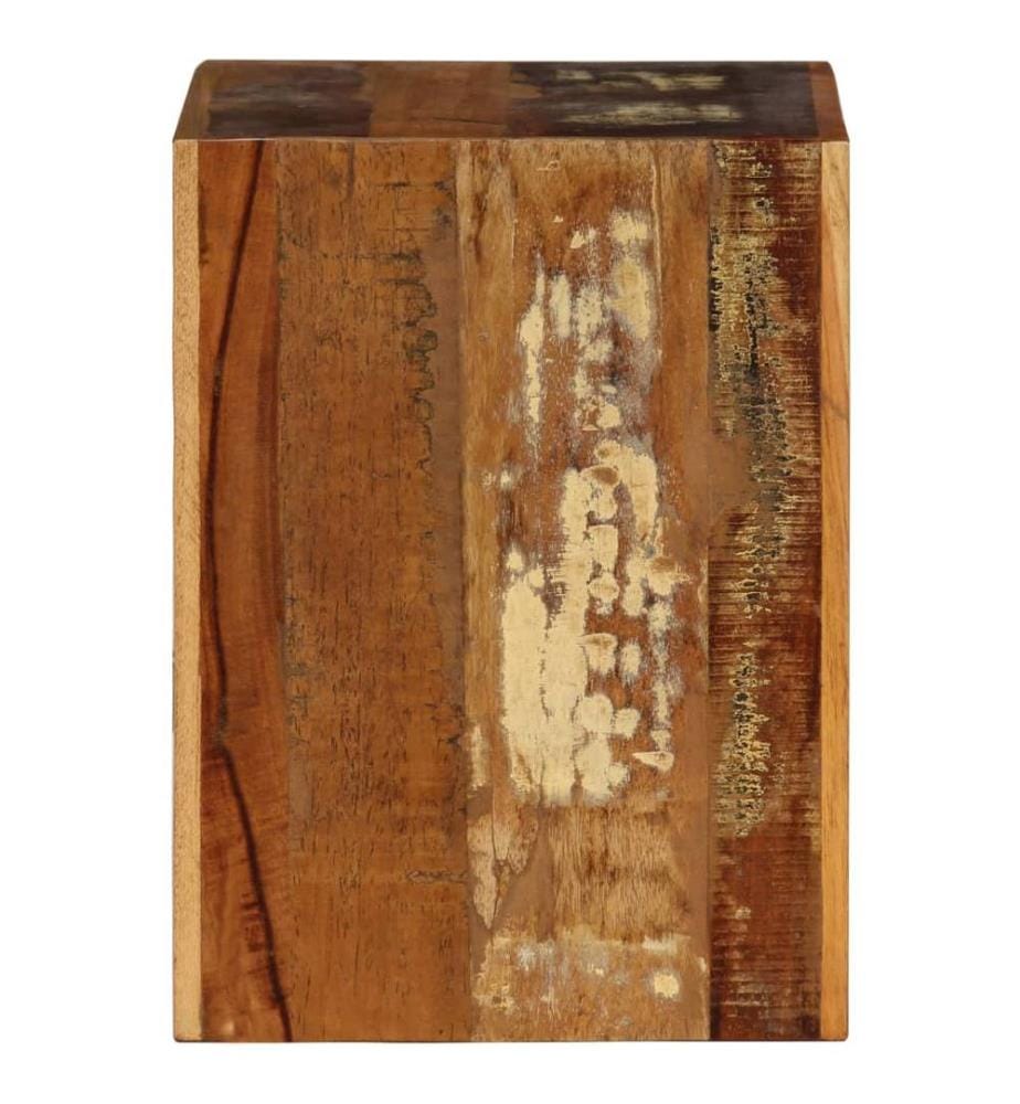 Hocker 40x30x40 cm Altholz Massiv