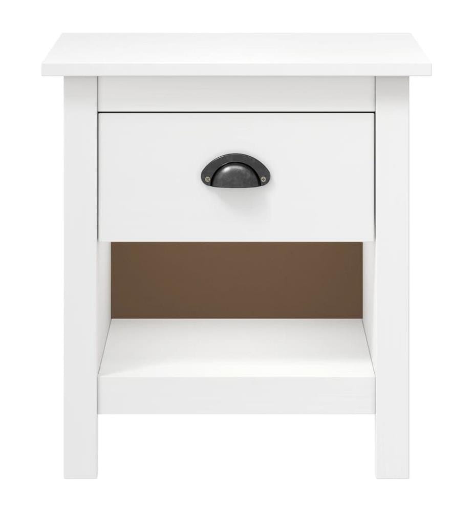 Tables de chevet 2 pcs Hill 46x35x49,5 cm Bois de pin solide