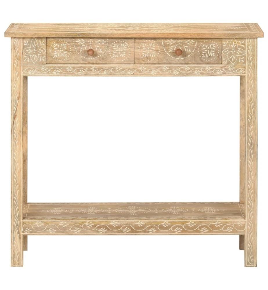 Table console 80x35x74 cm Bois de manguier massif