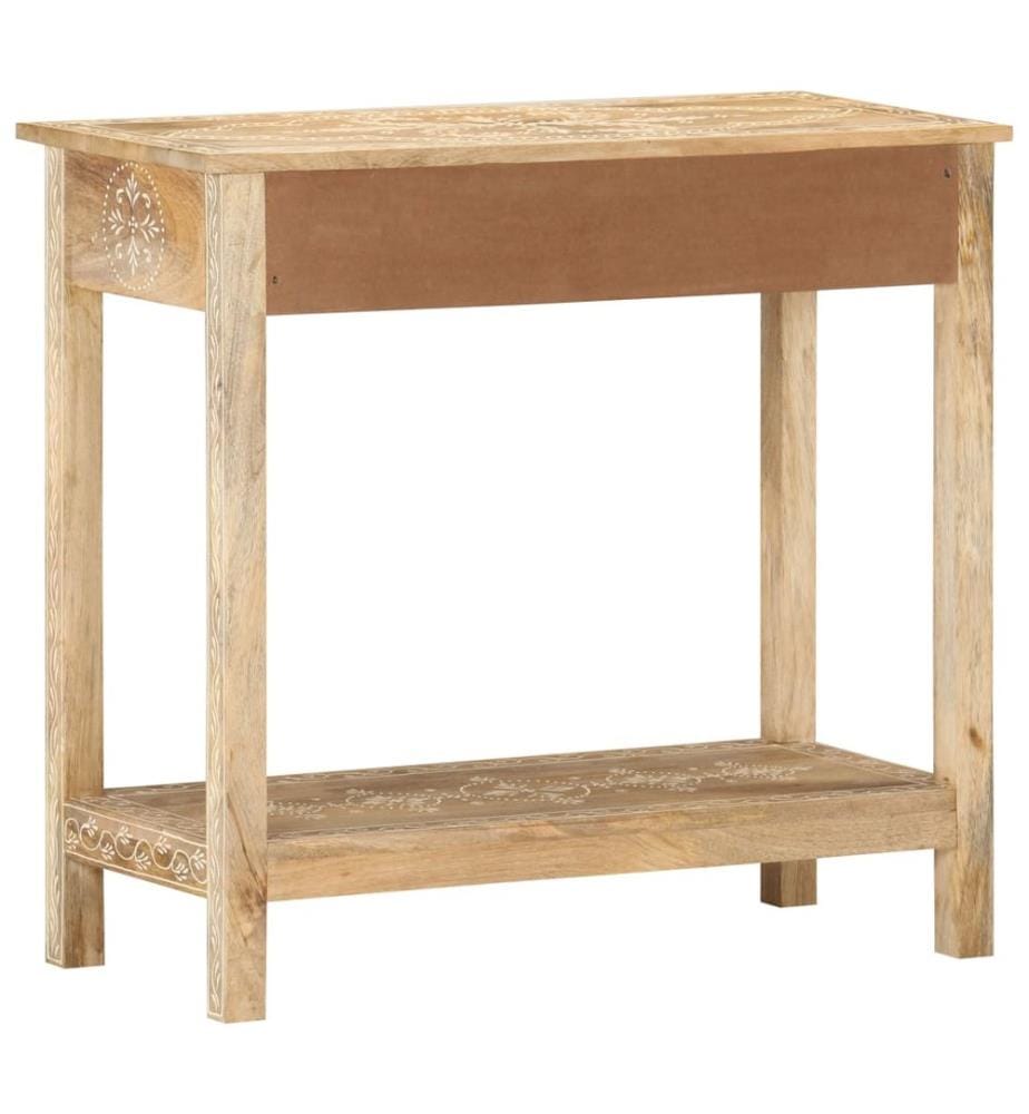 Table console 80x35x74 cm Bois de manguier massif