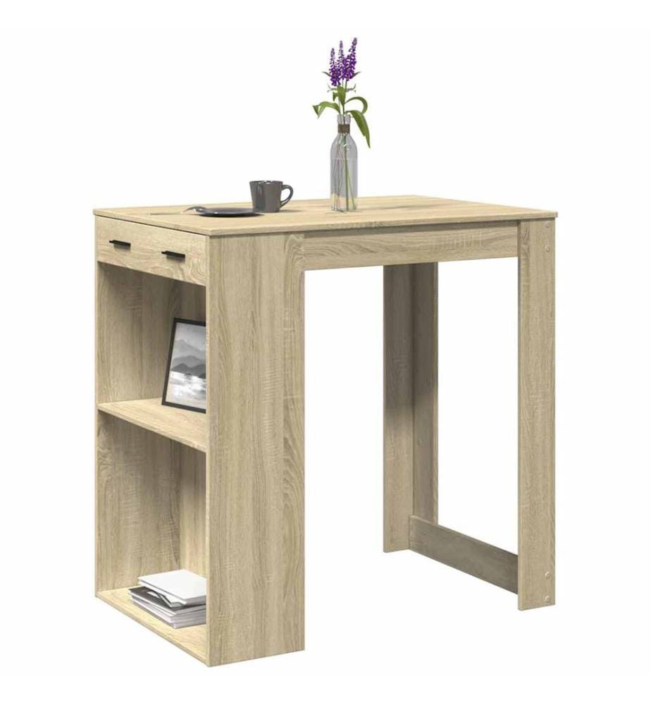 Bartisch Sonoma-Eiche 102x70x103,5 cm Holzwerkstoff