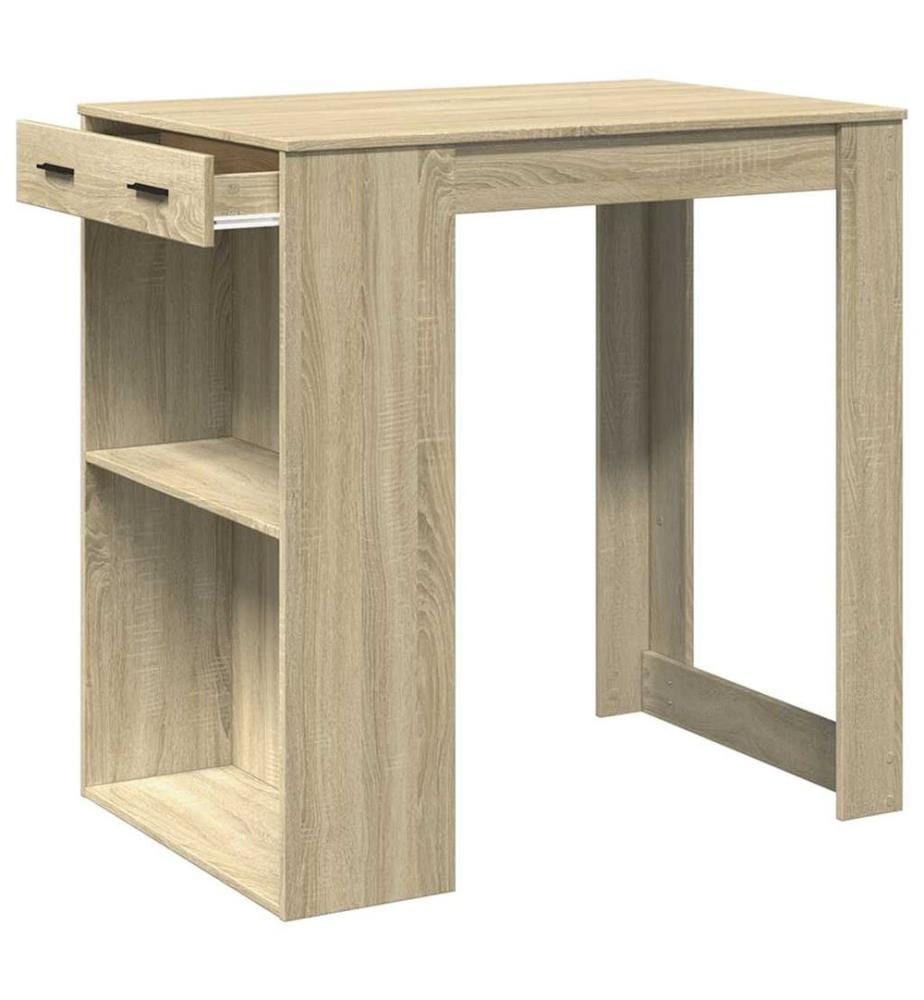 Bartisch Sonoma-Eiche 102x70x103,5 cm Holzwerkstoff