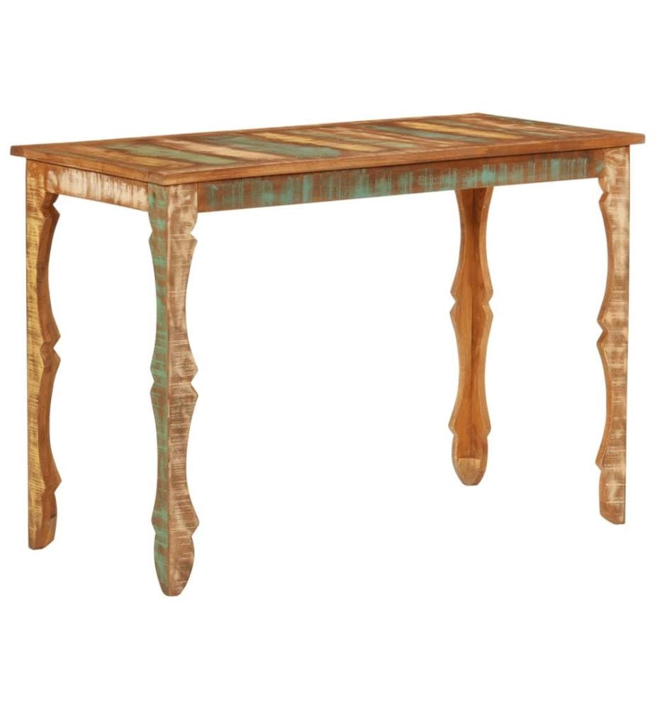 Esstisch 110x52x76 cm Altholz Massivholz