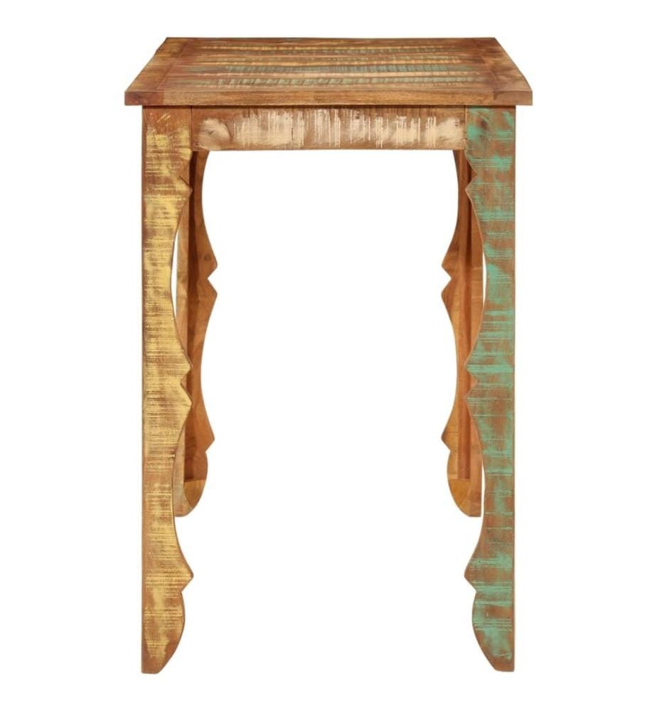 Esstisch 110x52x76 cm Altholz Massivholz