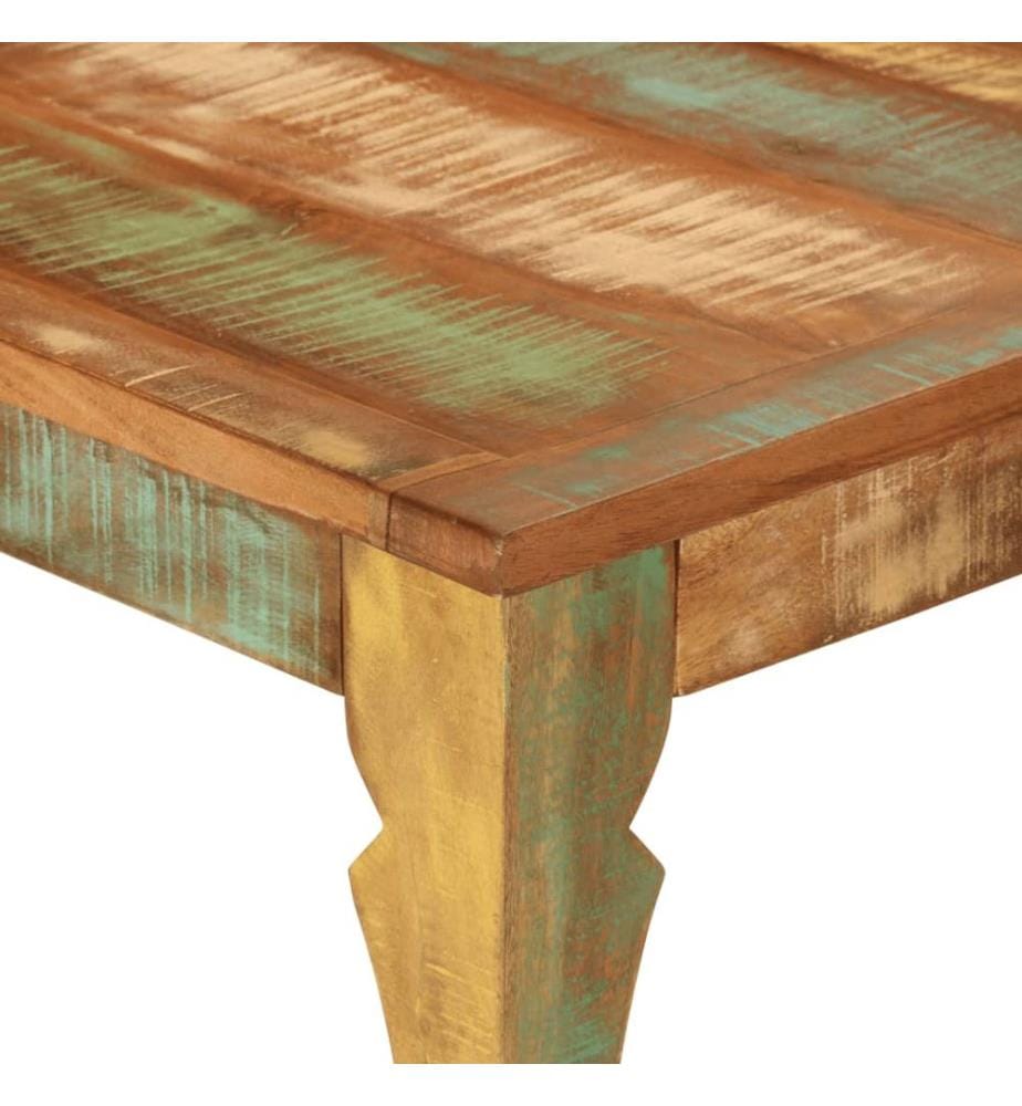 Esstisch 110x52x76 cm Altholz Massivholz