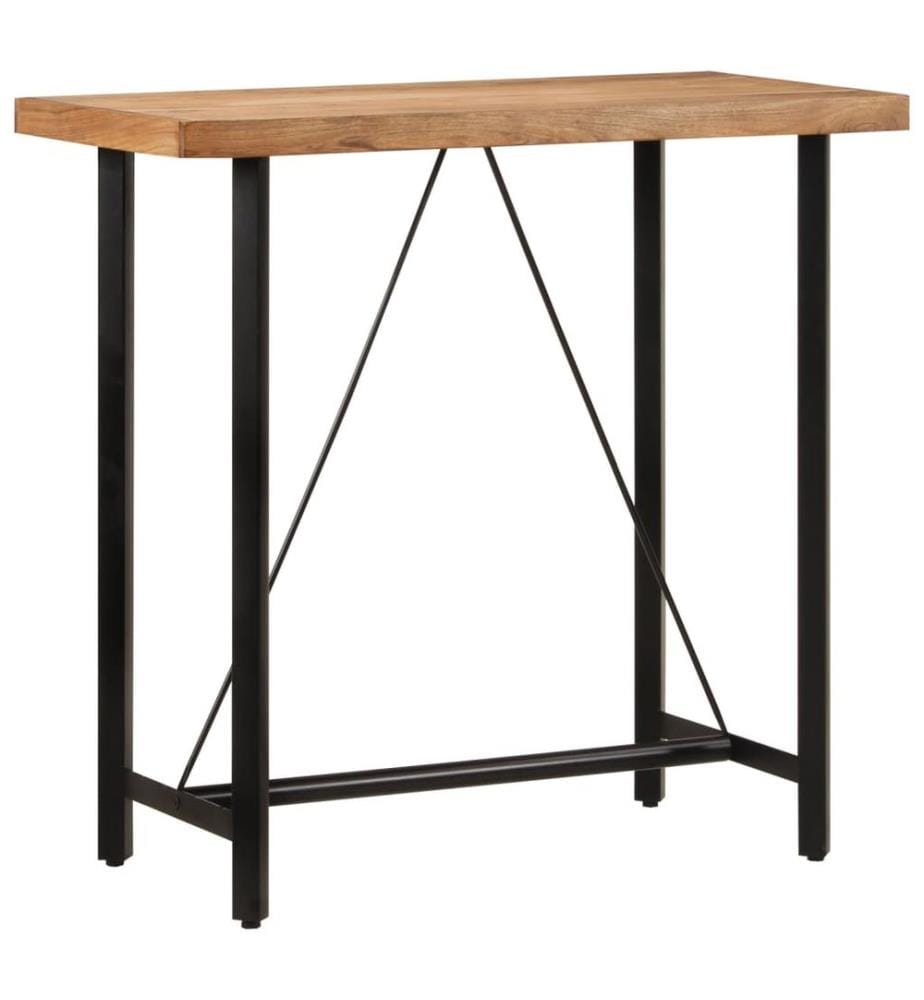 Bartisch 110x55x107 cm Massivholz Akazie und Eisen