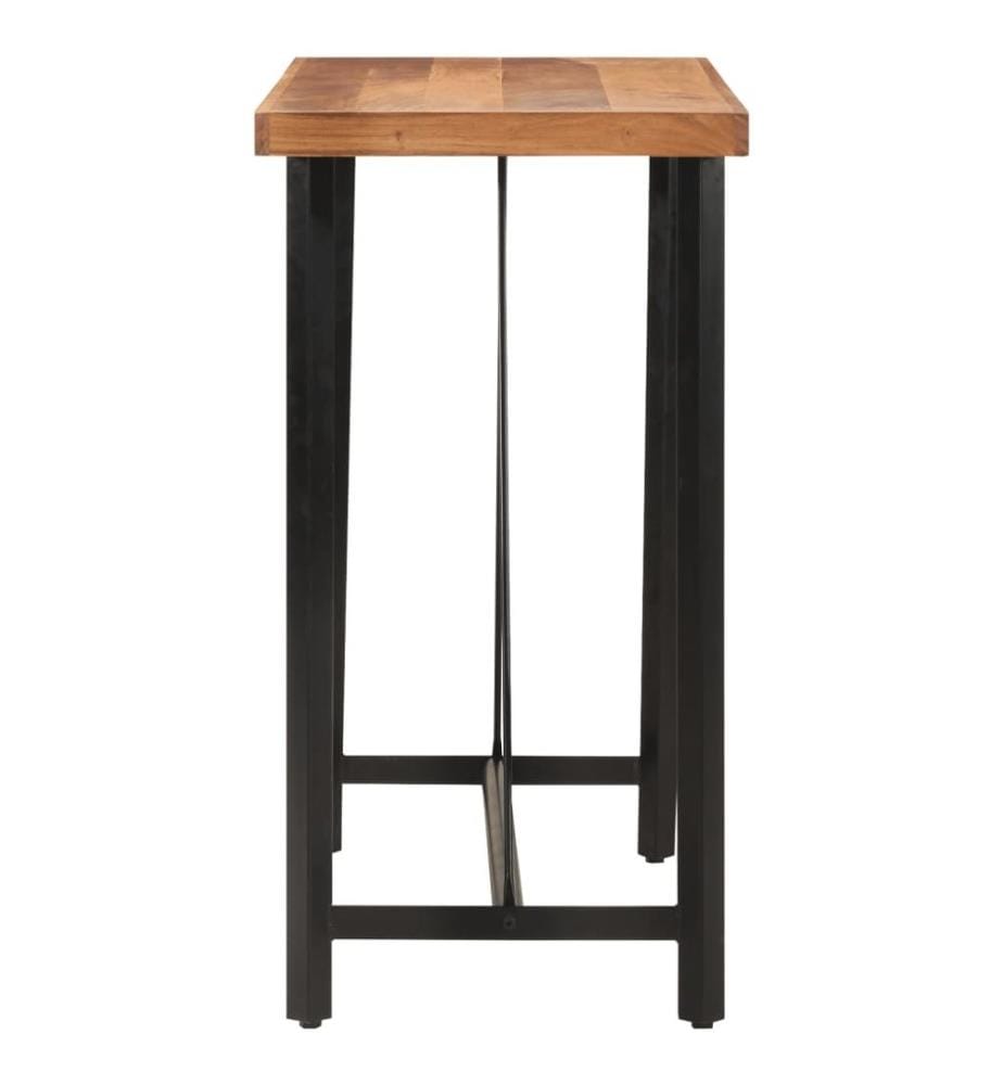 Bartisch 110x55x107 cm Massivholz Akazie und Eisen