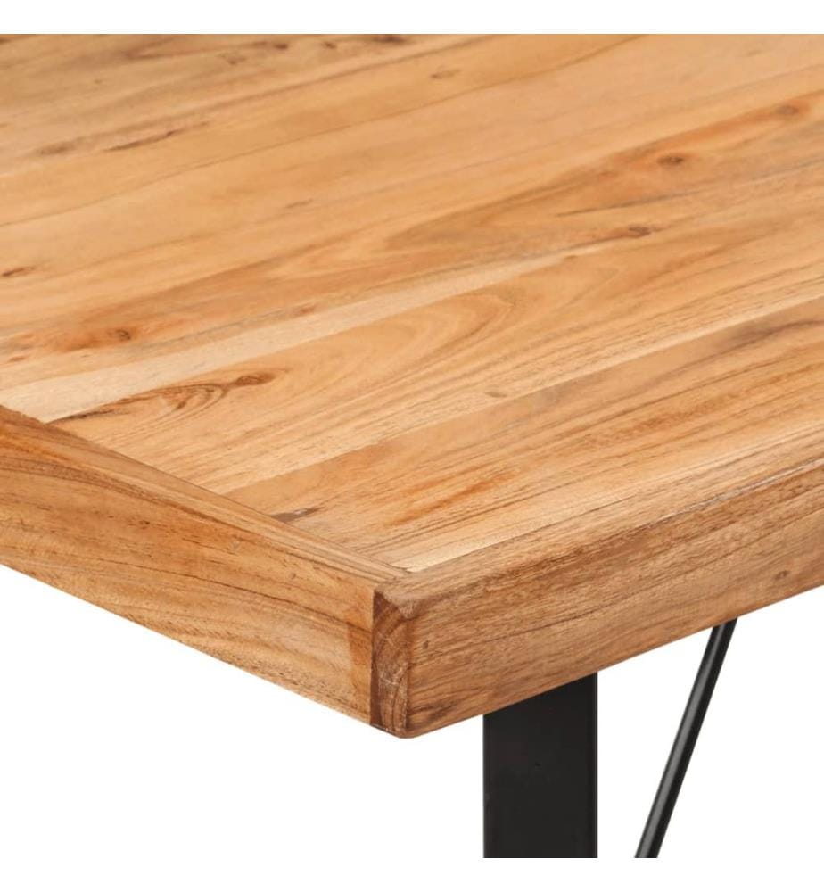 Bartisch 110x55x107 cm Massivholz Akazie und Eisen