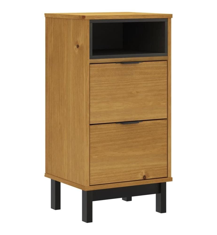 Table de chevet FLAM 40x35x80 cm bois de pin massif