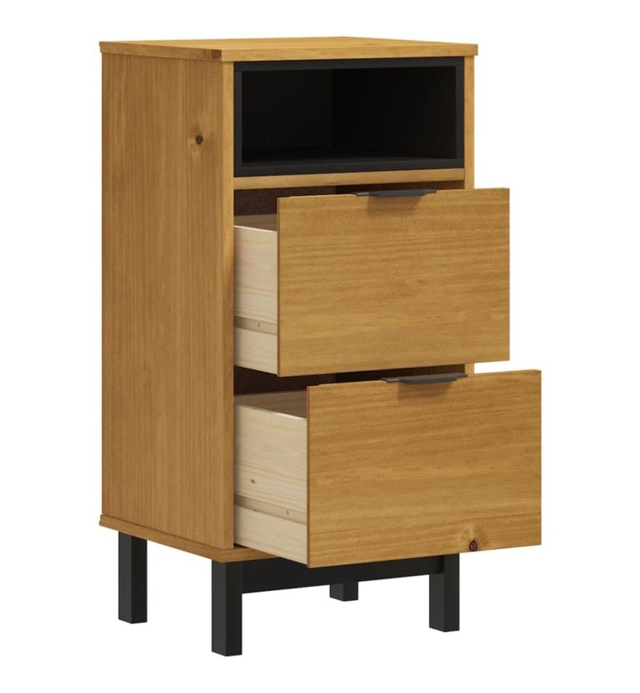 Table de chevet FLAM 40x35x80 cm bois de pin massif