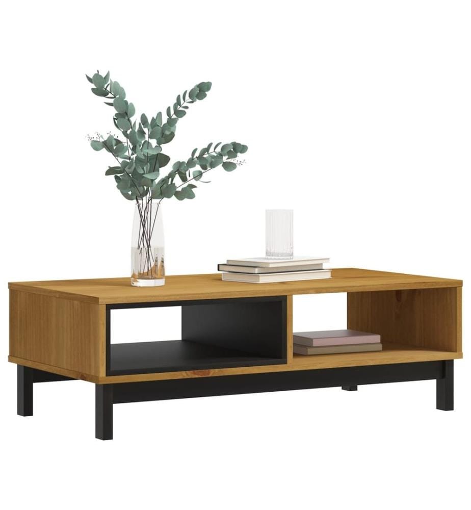 Table basse FLAM 100x50x32,5 cm bois de pin massif