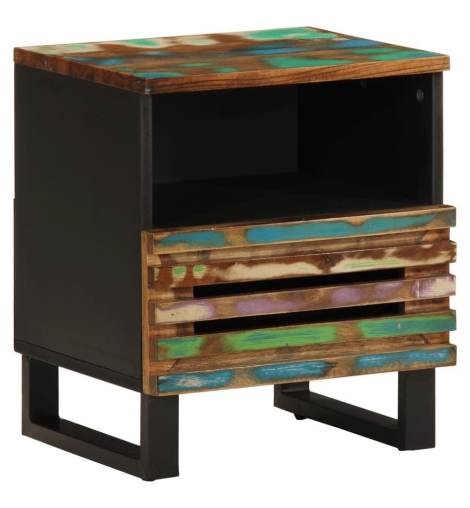 Nachttische 2 Stk. 40x34x46 cm Altholz Massiv
