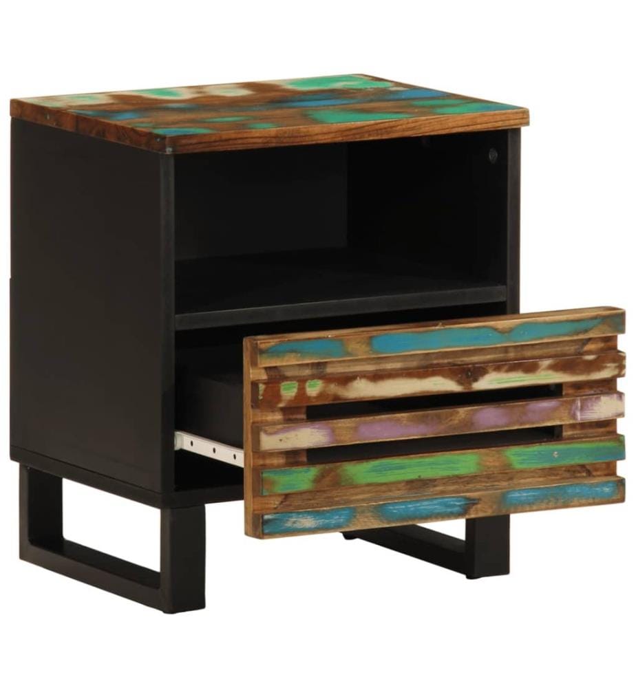 Nachttische 2 Stk. 40x34x46 cm Altholz Massiv