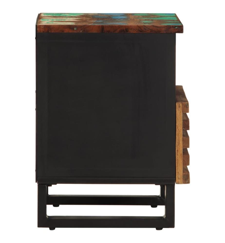 Nachttische 2 Stk. 40x34x46 cm Altholz Massiv