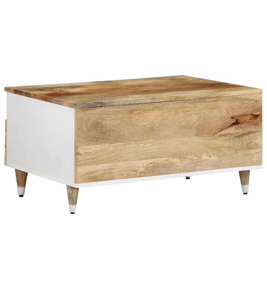 Table basse 80x54x40 cm bois de manguier massif