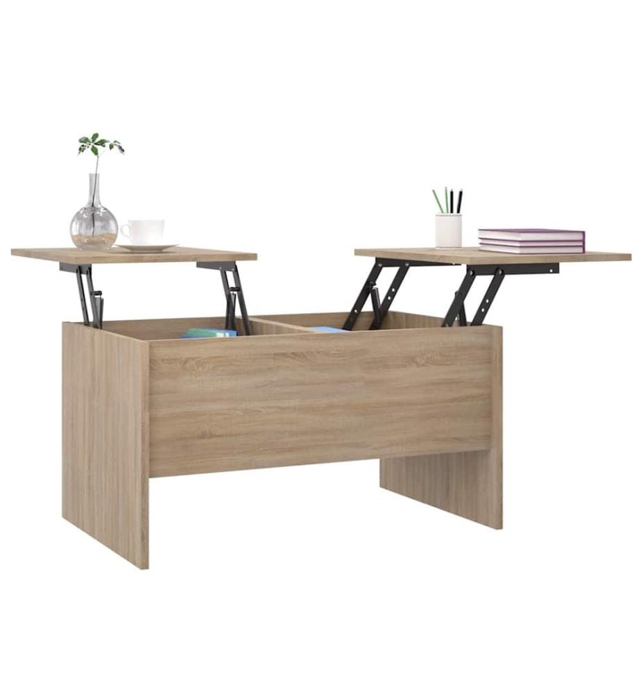 Couchtisch Sonoma-Eiche 80x50x42,5 cm Holzwerkstoff