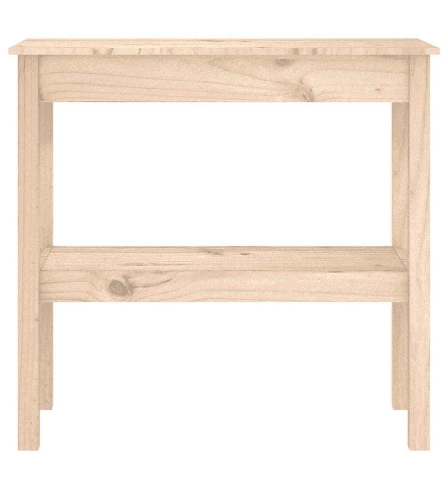 Table console 80x40x75 cm Bois massif de pin