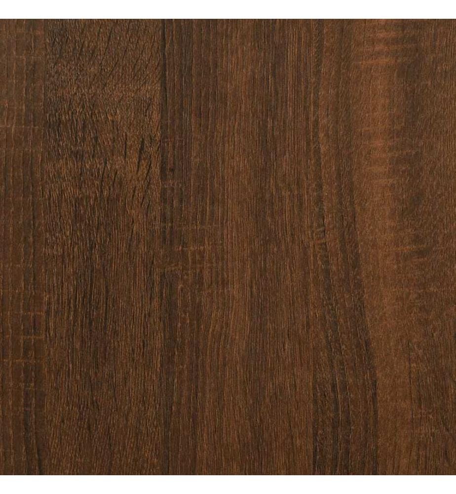 Couchtisch Braun Eichen-Optik 60x60x42 cm Holzwerkstoff