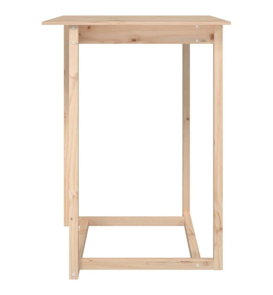 Bartisch 80x80x110 cm Massivholz Kiefer