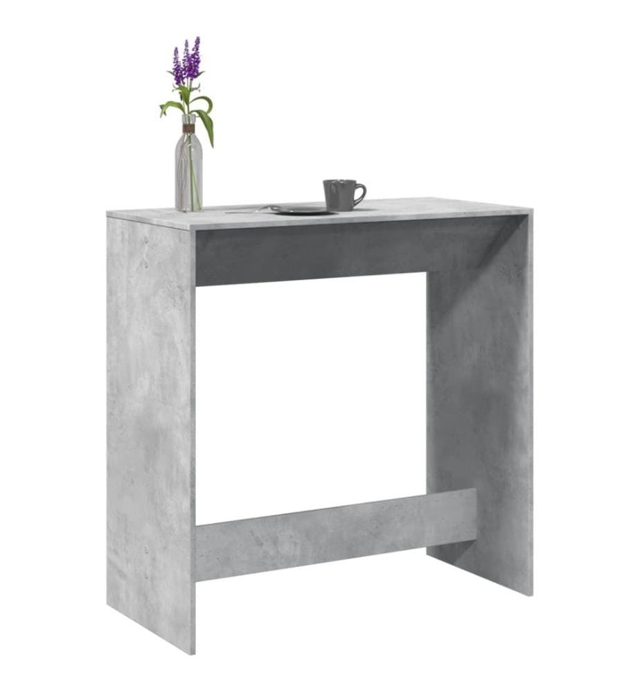 Bartisch Betongrau 102x50x103,5 cm Holzwerkstoff