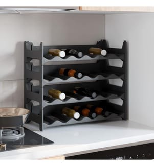 Weinregal für 24 Flaschen PP Stapelbar
