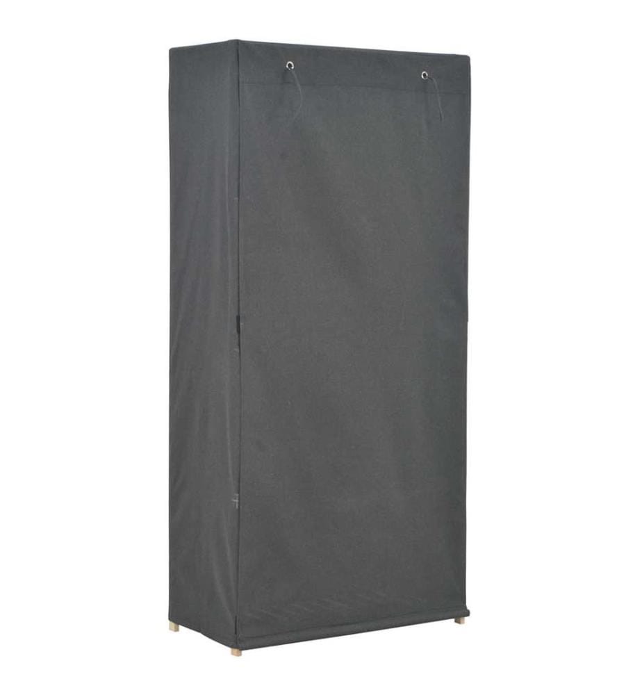 Kleiderschrank Grau 79 x 40 x 170 cm Stoff