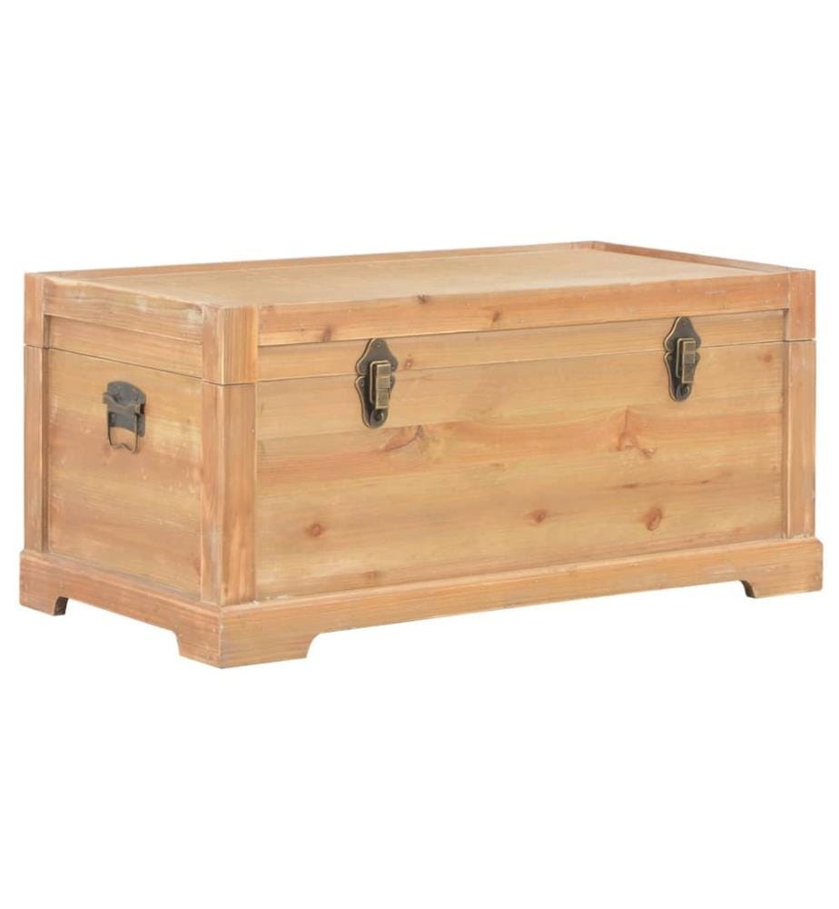 Aufbewahrungstruhe mit Auflage 80×40×40 cm MDF