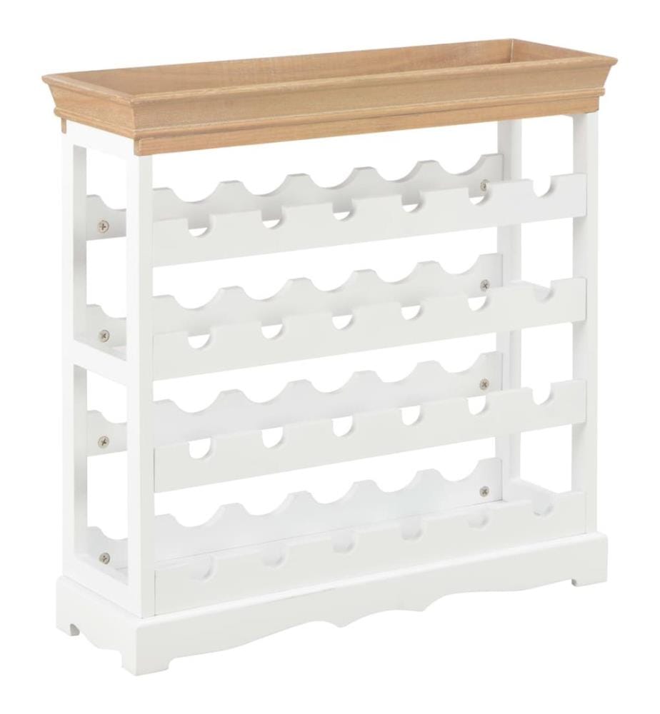 Weinschrank Weiss 70 x 22,5 x 70,5 cm MDF